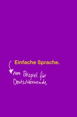 Zum Beispiel für Deutschlernende. 